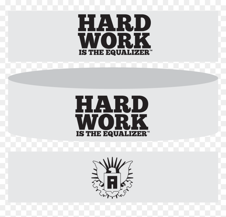 Hard Work Is The Equalizer Sweatband - Oval, HD Png Download - ness png