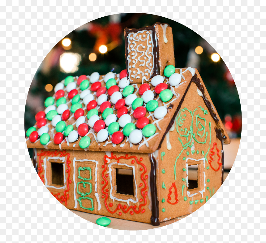 Gingerbread-01 - Gingerbread, HD Png Download - gingerbread house png