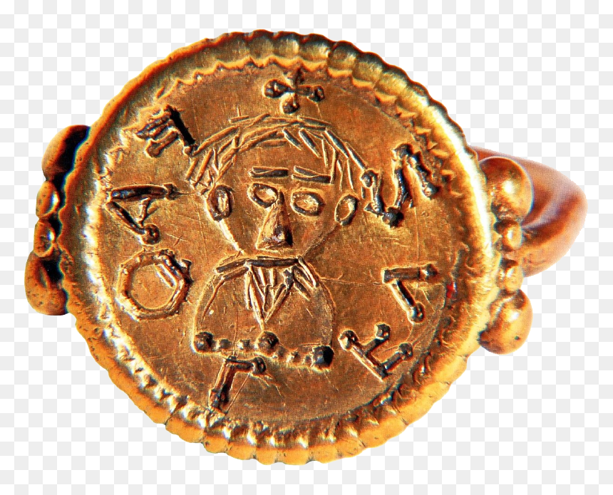 Sigillo Longobardo Chiusi, HD Png Download - gold seal png