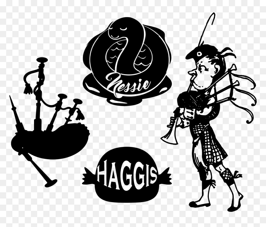 Cartoon Bagpipes, HD Png Download - ness png