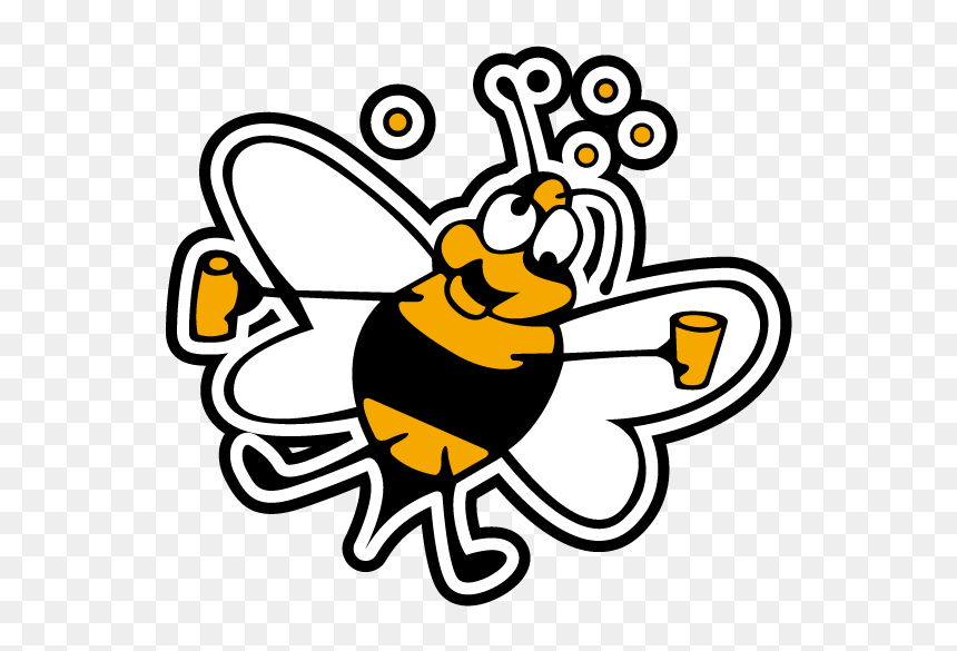 A Drawing Of A Cartoon Character, HD Png Download - bee hive png