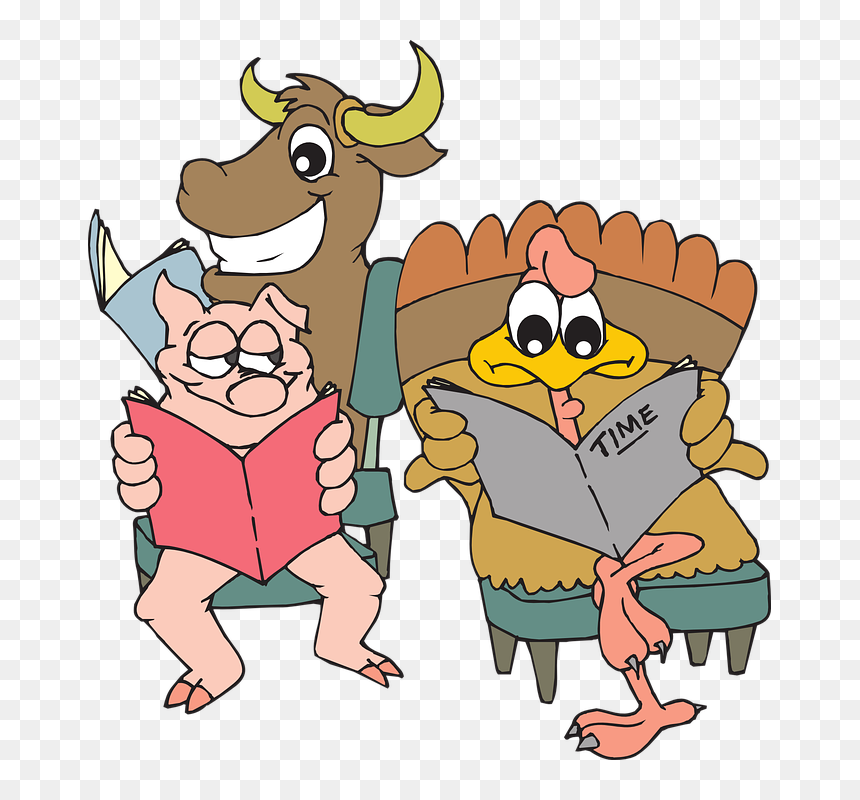 Animals School Cliparts 16, - Animals Reading Png, Transparent Png - reading png