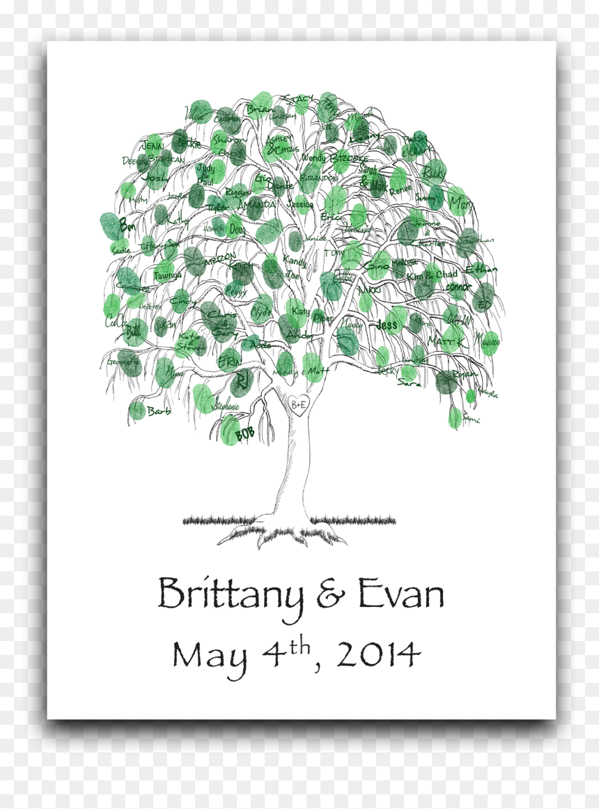 Tree, HD Png Download - thumbprint png