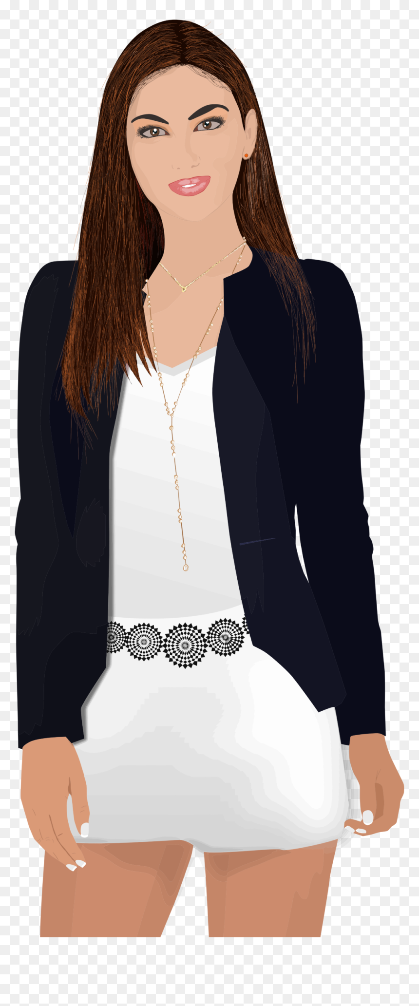 Business Woman Portrait Clip Arts - Importance Of English In India, HD Png Download - business woman png
