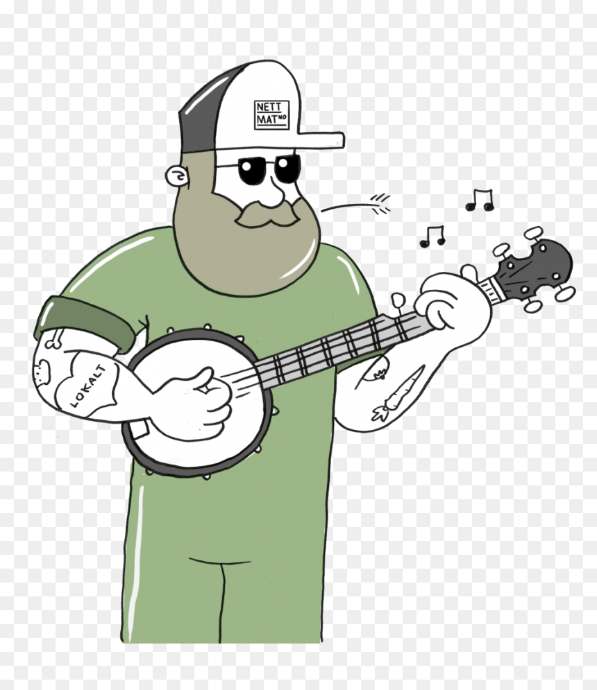 No String Instrument Accessory Sandkassen Reklame String - Cartoon, HD Png Download - banjo png