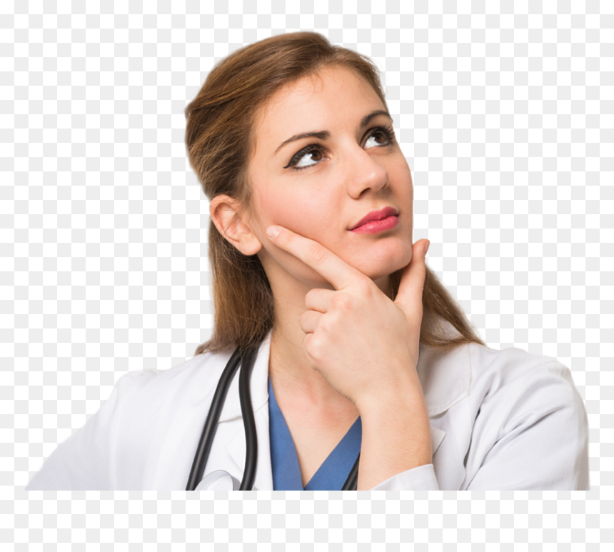 Md Looking Up And Thinking - Femme Souriante, HD Png Download - spanish png