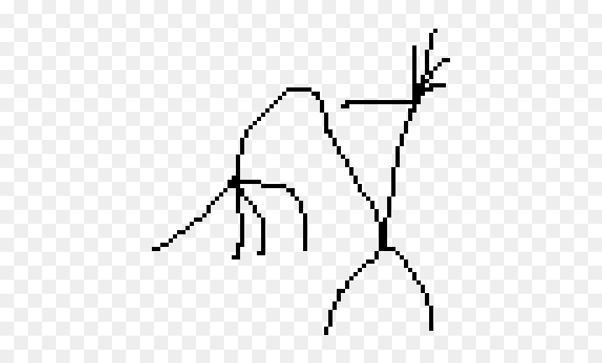 Pixel Wolf, HD Png Download - notlikethis png