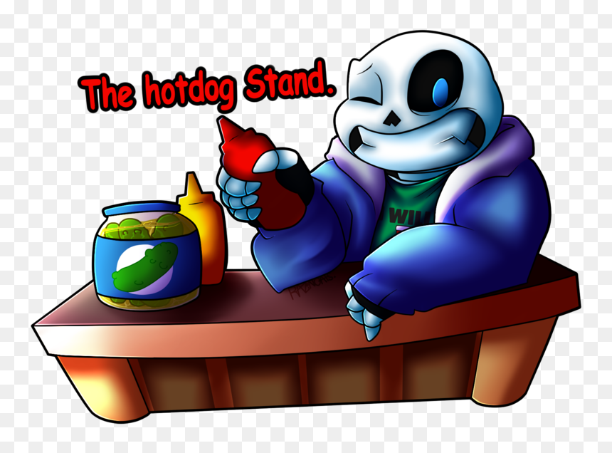 The Hotdog Stand, Heya Mettaton,those Are Some Nice - Hot Dog Stand, HD Png Download - mettaton png