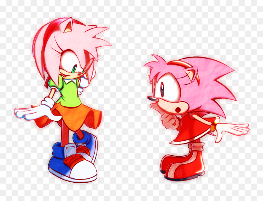 Amy Rose Outfit Swap, HD Png Download - amy rose png