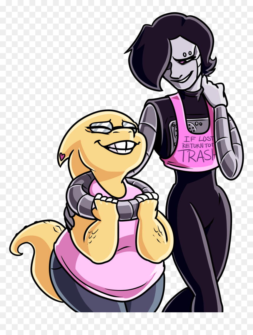 Mettaton Ilu, But You’re A Trash Friend, Go To The - Mettaton X Alphys, HD Png Download - mettaton png