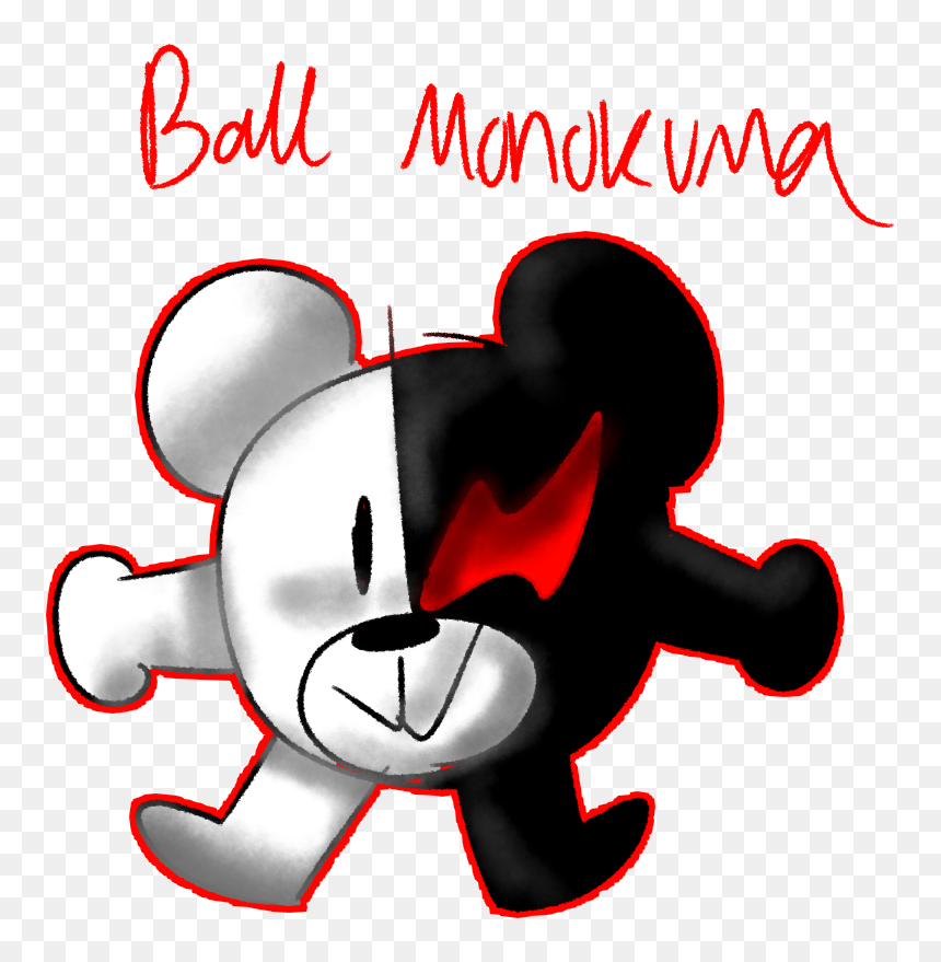 Transparent Great Ball Png - Portable Network Graphics, Png Download - monokuma png