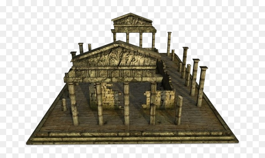 Sinagoga Irodiană Carpenaum 2 Transparent - Ruins, HD Png Download - ruins png
