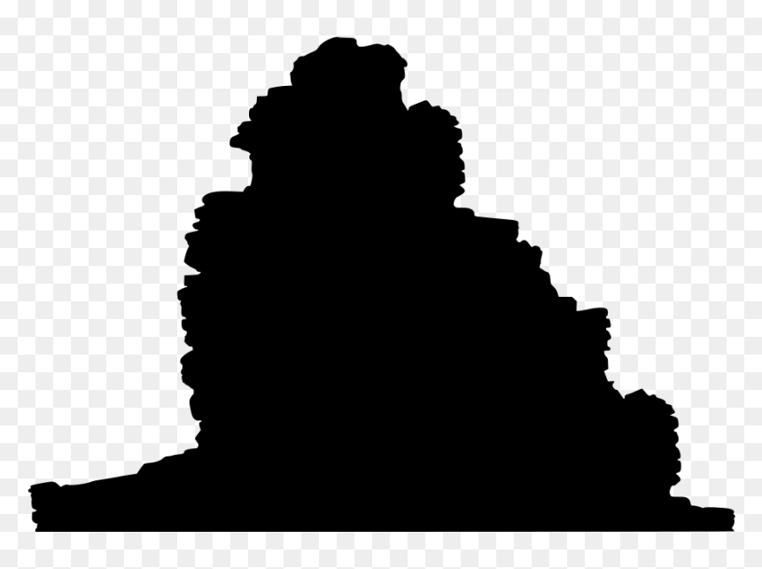 Transparent Ruins Silhouette, HD Png Download - ruins png