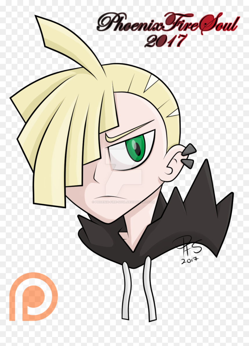 Gladion By Phoenix Fire Soul - Cartoon, HD Png Download - pokemon sun and moon png