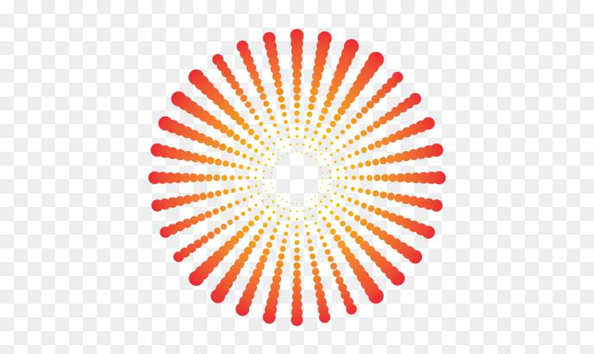 Radiacion En El Diseño, HD Png Download - halftone png