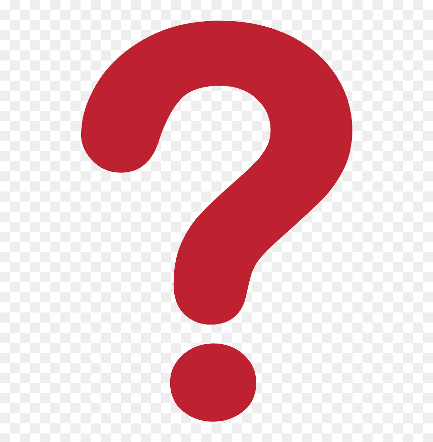 Question Mark Emoji Clipart - آیکون علامت سوال, HD Png Download - red question mark png
