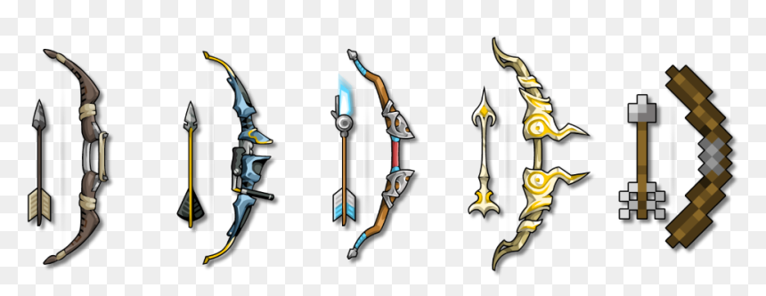 Firearm, HD Png Download - minecraft bow png