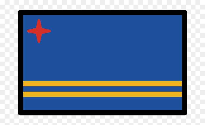 Aruba Flag Emoji Clipart - Flag, HD Png Download - cuba flag png