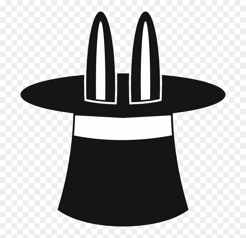 Magic Hat Png - Illustration, Transparent Png - black hat png