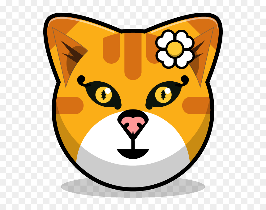 Kitty Cat Stickers - Clip Art, HD Png Download - wet emoji png