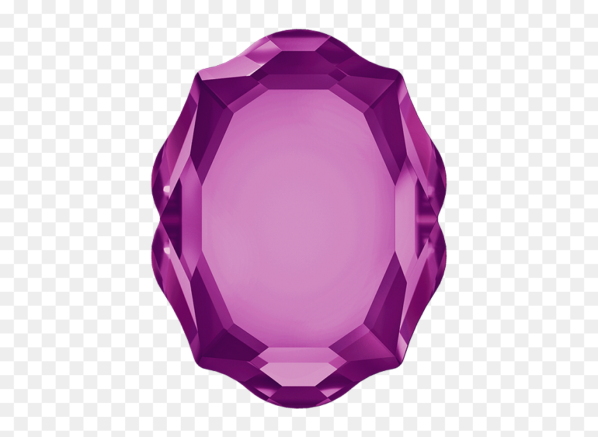 Swarovski 4142 Baroque Mirror Fancy Stone 14x11mm Amethyst - Swarovski Ag, HD Png Download - amethyst png