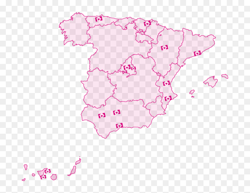 Mapa De España, HD Png Download - iconos png