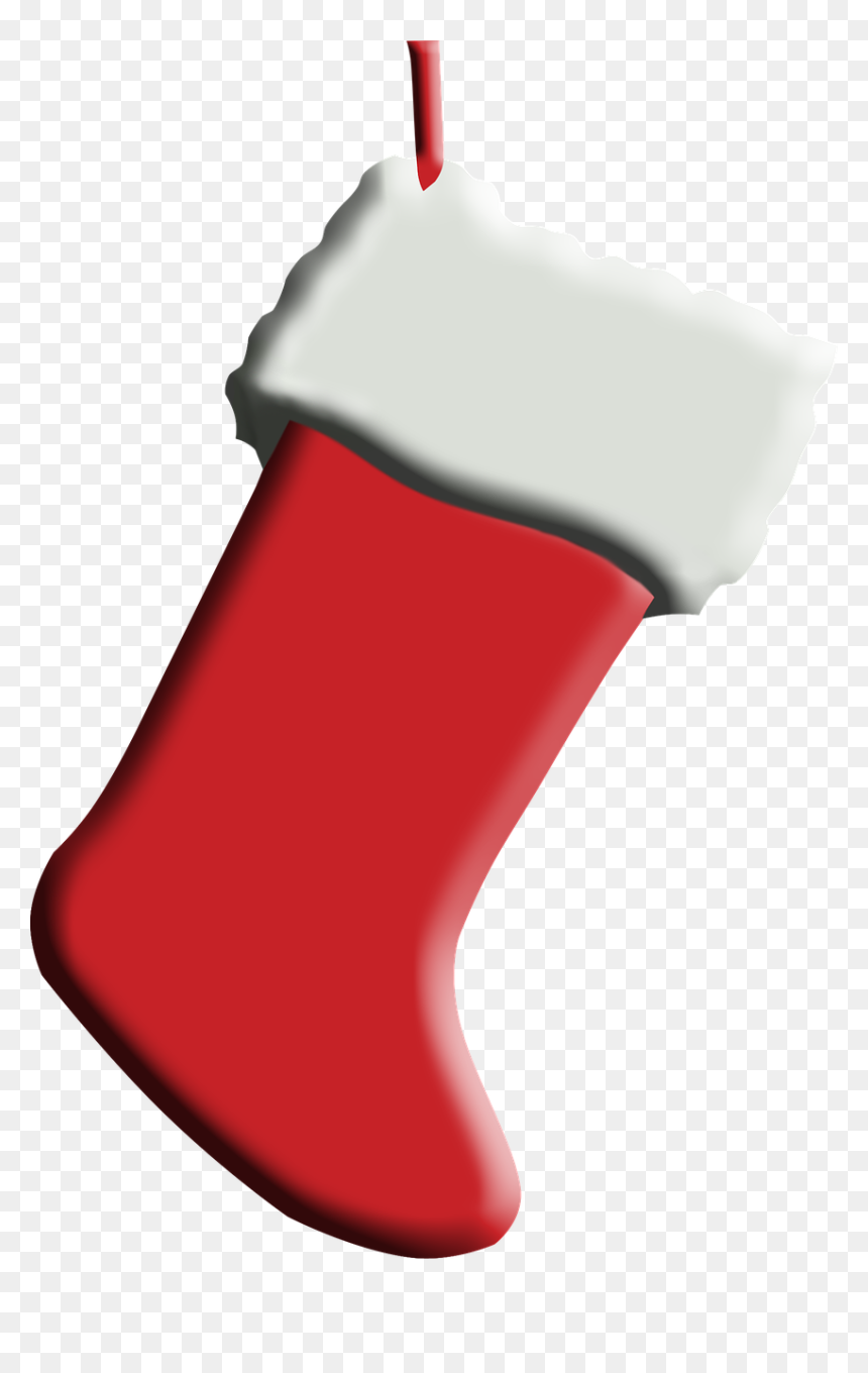 Pola Kaos Kaki Natal, HD Png Download - stocking png