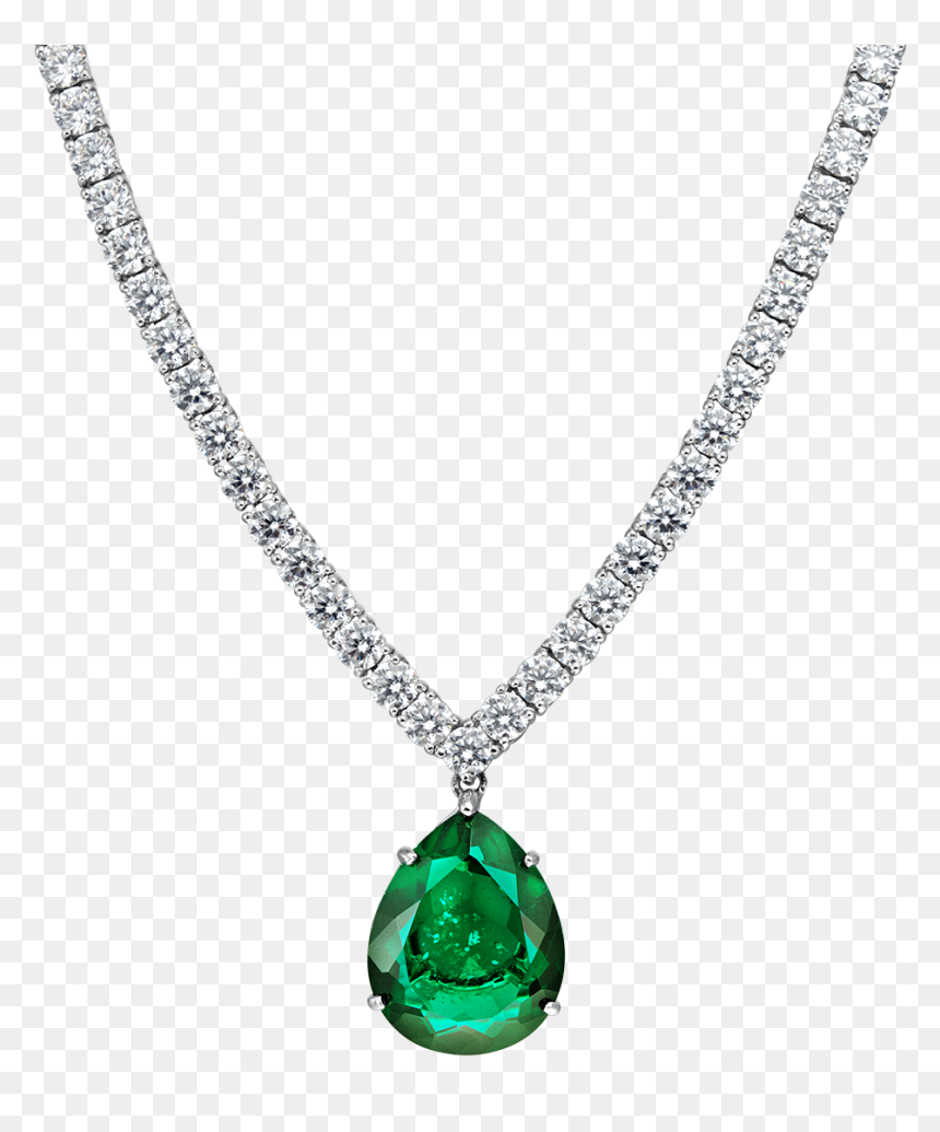Necklace Clipart Emerald - Necklace Png, Transparent Png - emerald png