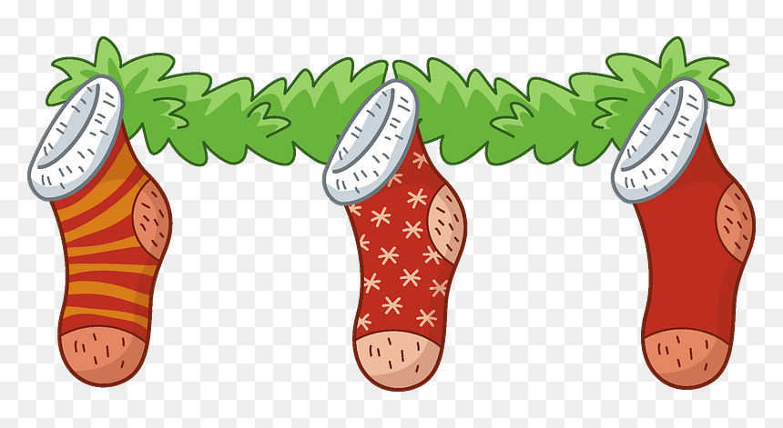 Christmas Stocking Clipart, HD Png Download - stocking png