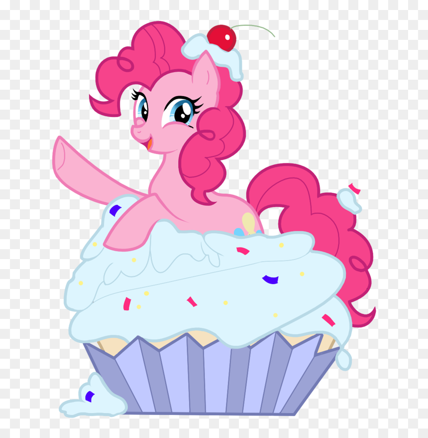Pinkie Pie And My - Mlp Pinkie Pie Cupcake, HD Png Download - pinkie pie png