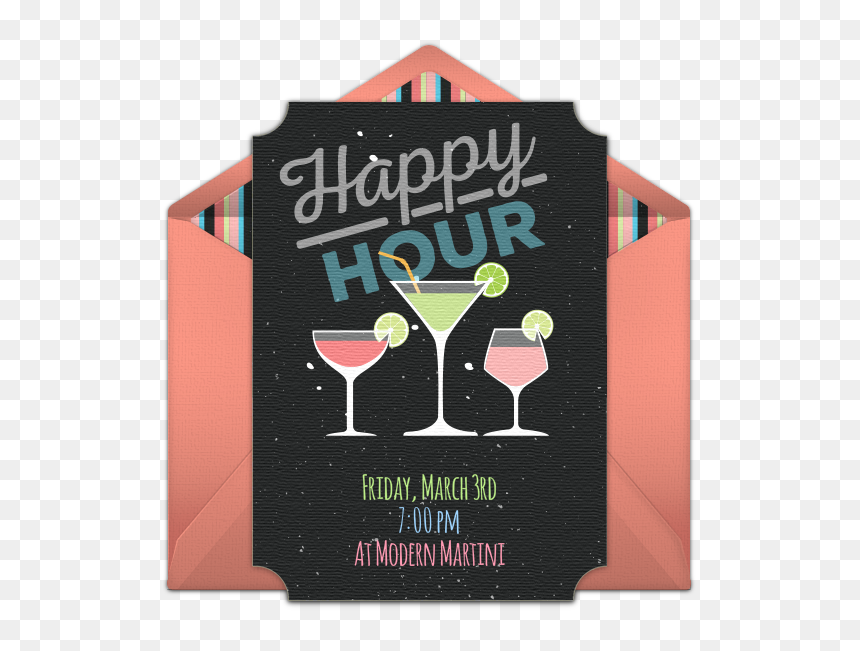 Virtual Happy Hour Invites, HD Png Download - happy hour png