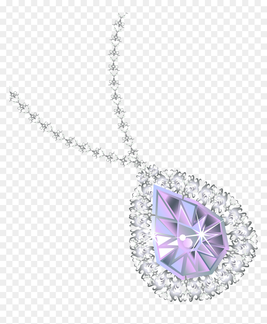 Transparent Background Necklace Clipart, HD Png Download - amethyst png