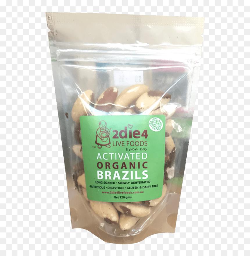 2die4 Brazil Nuts 120g - Almond, HD Png Download - almond png