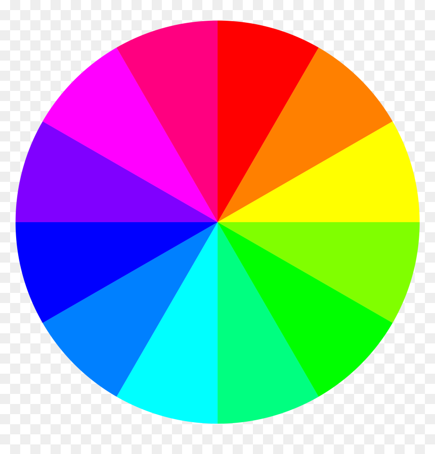 12 Slice Rainbow Pizza Clip Arts - Rainbow Circle Clipart, HD Png Download - slice of pizza png