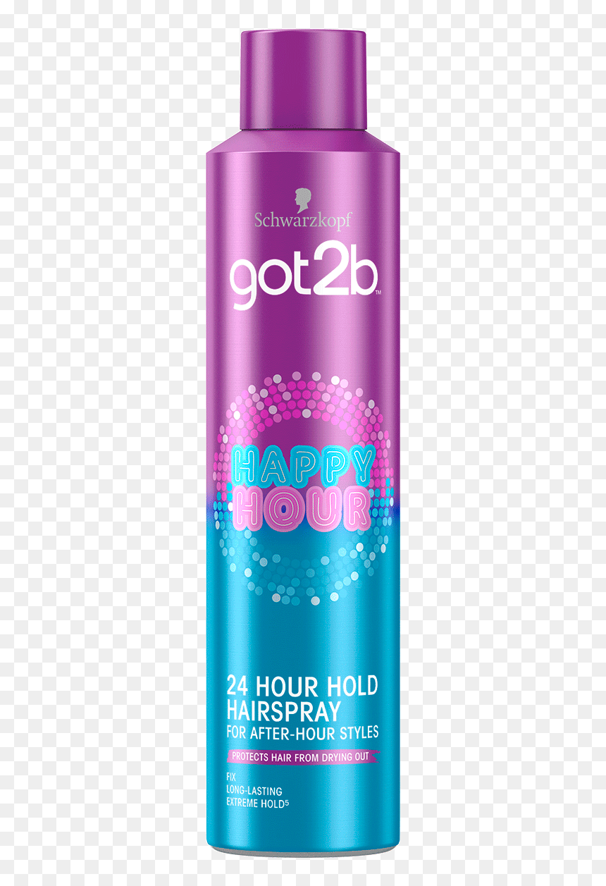 Packshot 0016 Got2b Happy Hour Hairspray - Got To Be Happy Hour, HD Png Download - happy hour png