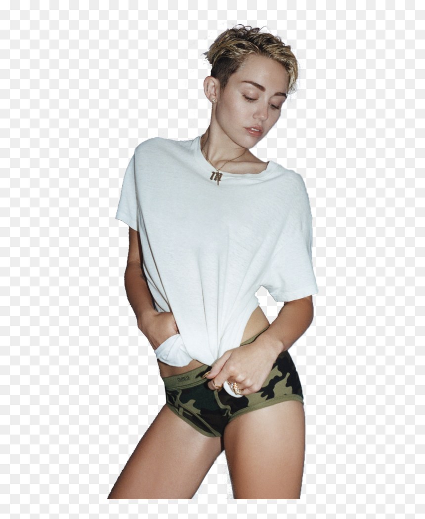 Miley Cyrus Photoshoot Ice Cream , Png Download - Girl, Transparent Png - miley cyrus png