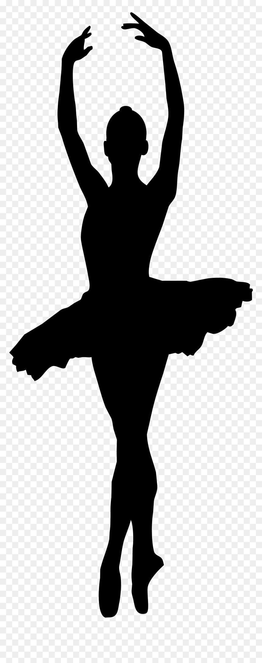 Kingaroy Silhouette Drawdy Dance School Ballet Dancer - Ballerina Silhouette, HD Png Download - ballet png