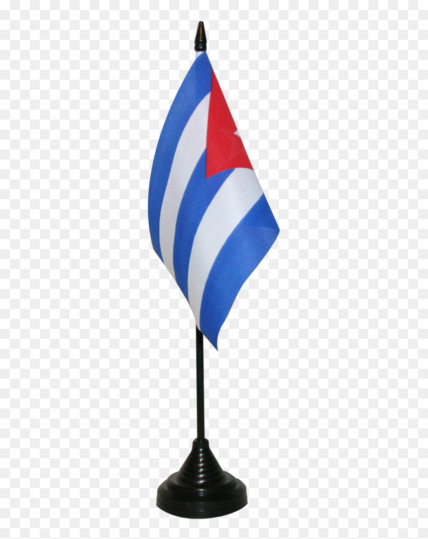 Cuba Table Flag - Drapeau De La Palestine, HD Png Download - cuba flag png