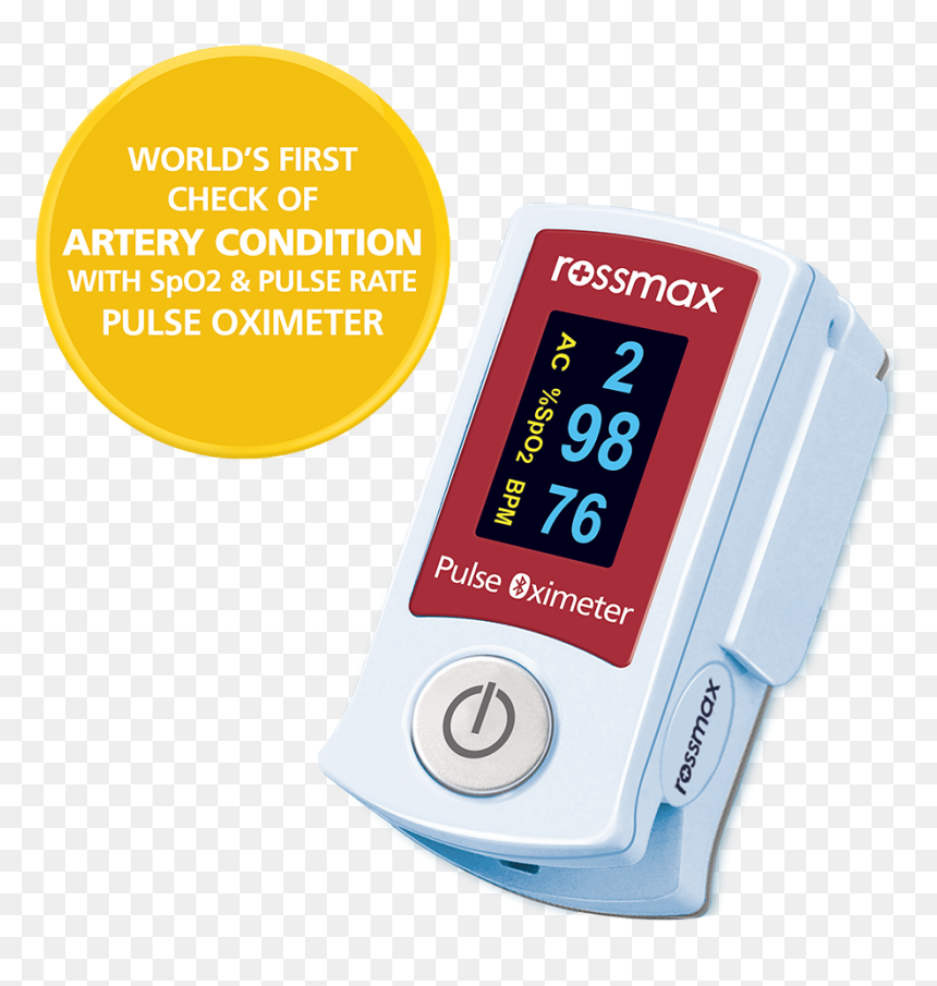 Rossmax Finger Pulse Oximeter Sb210, HD Png Download - pulse png