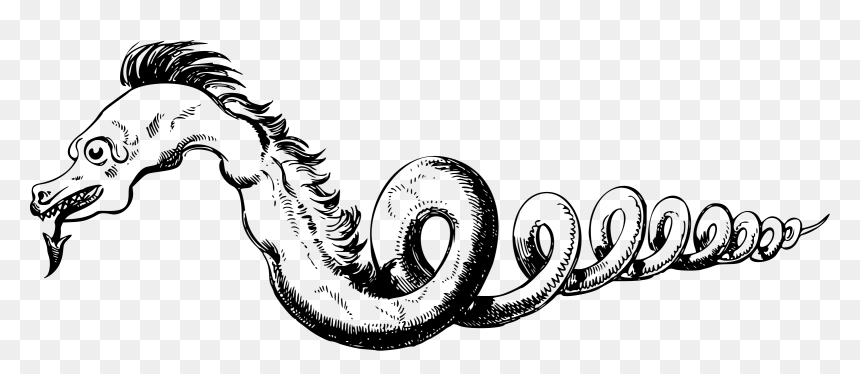 Freaky Serpent Clip Arts - Cadborosaurus, HD Png Download - serpent png