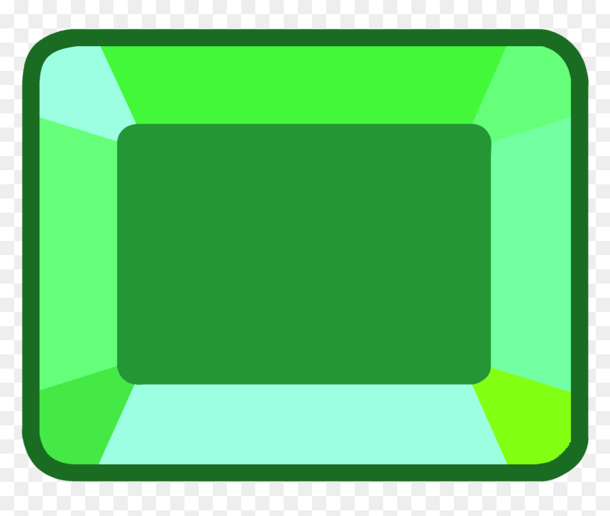 Gem Clipart Emerald - Steven Universe Emerald Gem, HD Png Download - emerald png