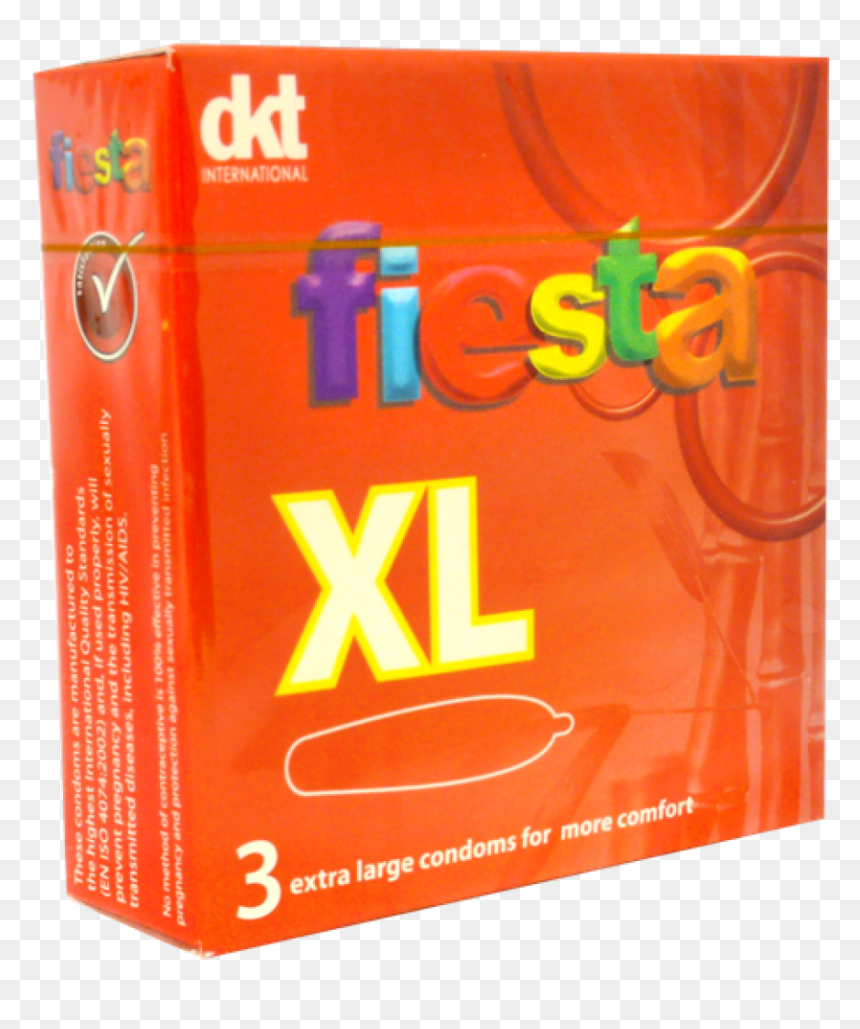 Fiesta Xl Condoms * - Box, HD Png Download - condom png