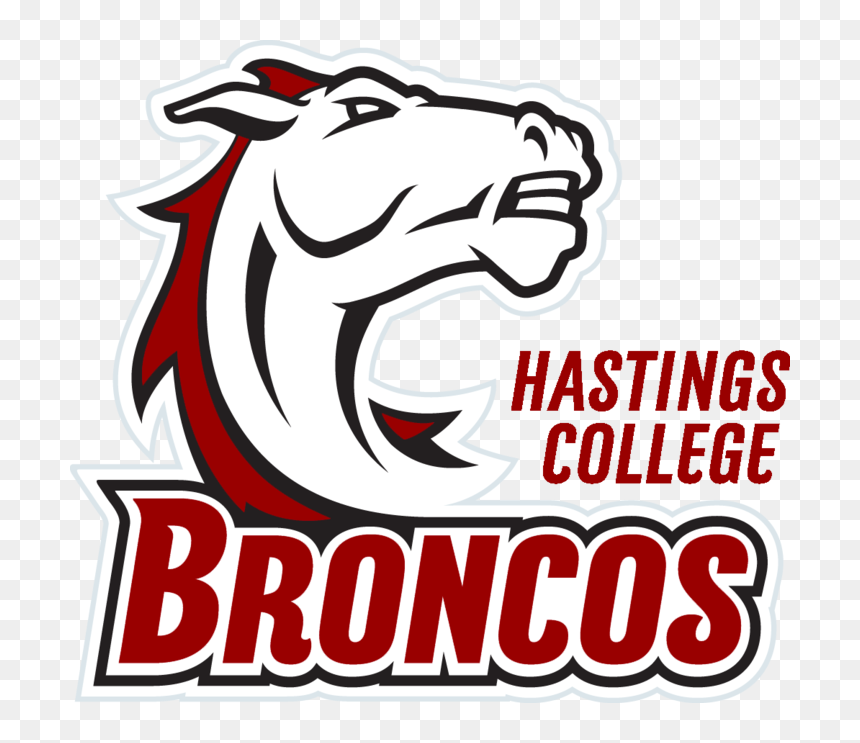 Broncos Football Clipart Jpg Stock Broncos Football - Hastings College Football Logo, HD Png Download - broncos png