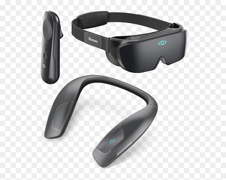 3 Glasses Vr Headset, HD Png Download - vr headset png