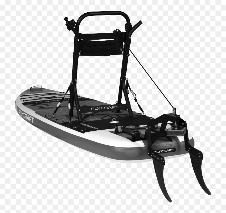 Fish Paddling A Boat Png - Flycraft Paddle Board, Transparent Png - fishing boat png