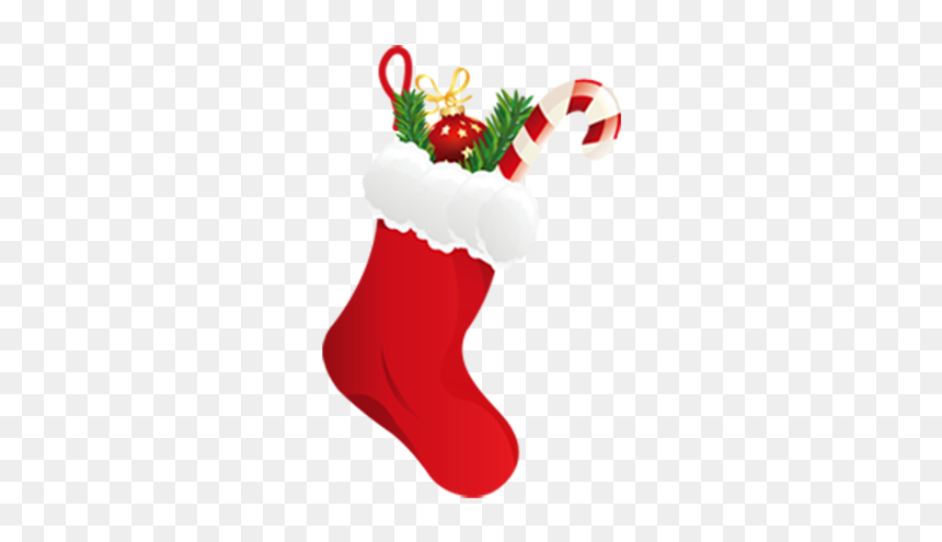 Home Tree Socks Decoration Party Table Christmas Clipart - Clip Art Christmas Decorations Socks, HD Png Download - stocking png