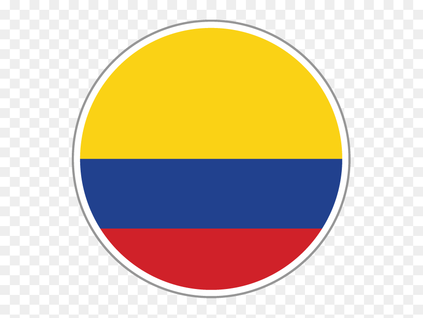 Mandalas Para Colorear Para Niños, HD Png Download - colombia flag png