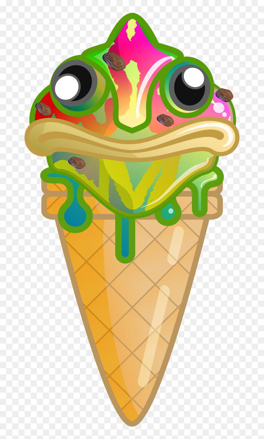 Chameleon - Soft Serve Ice Creams, HD Png Download - chameleon png