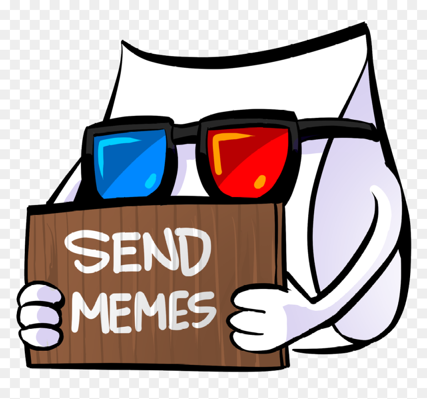 Smii7y Milk, HD Png Download - meme glasses png