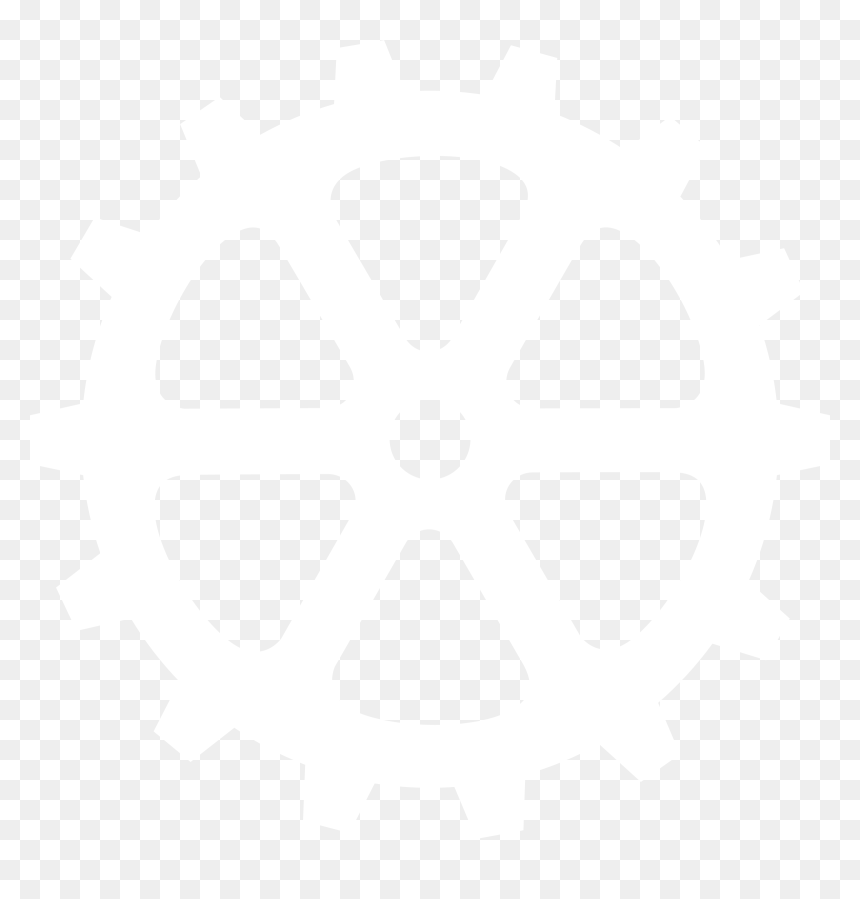 Clipart - Johns Hopkins Logo White, HD Png Download - gears icon png